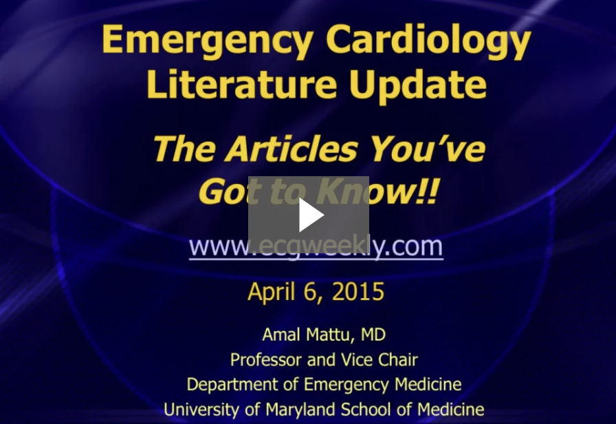 Presenting ECG — Literature Review: how long does it take to incorporate evidence into routine clinical practice, and can the HEART pathway safely reduce cardiac testing in low risk chest pain patients